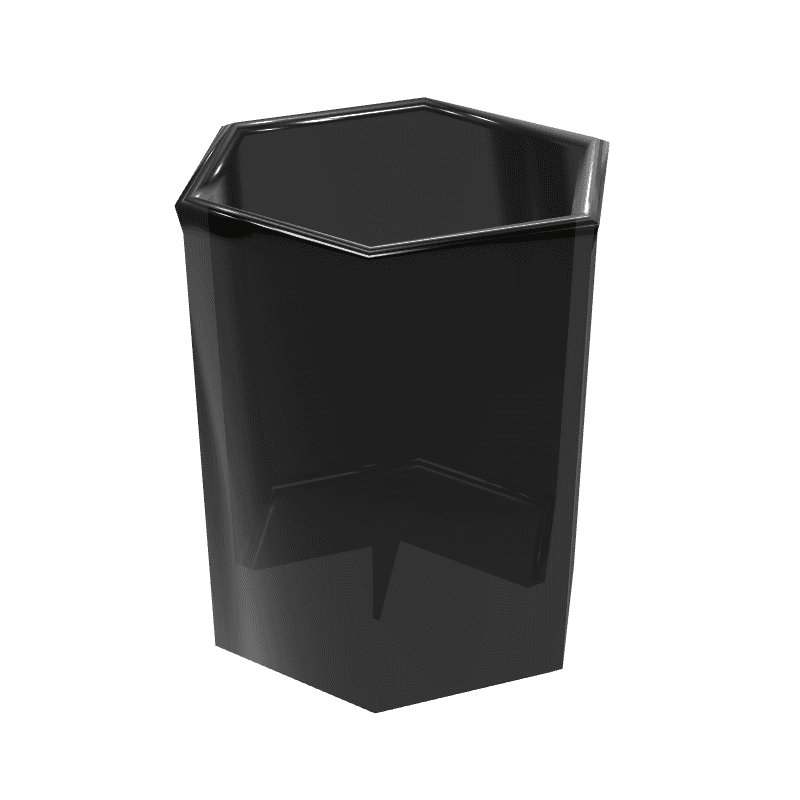 Hex Vessel — Onyx Glass, catalog